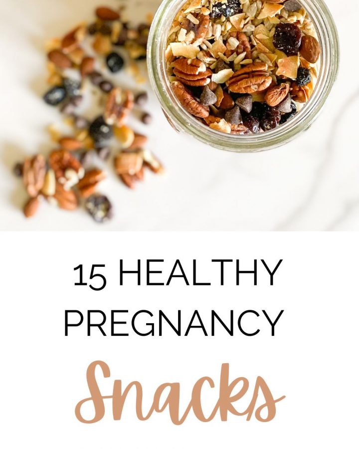 healthy pregnancy snacks pinterest image